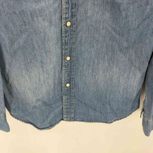 デニムアンドサプライ ラルフローレン DENIM & SUPPLY RALPH LAUREN デニムシャンブレー ウエスタンシャツ メンズ S