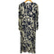 ザラ ZARA ロングプリントドレスワンピース レディース import:M