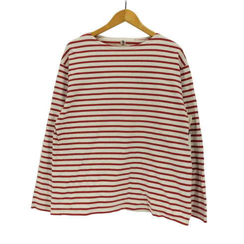 エルイー LE STANDARD BOATNECK バスクボーダーカットソー メンズ JPN:L
