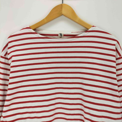 エルイー LE STANDARD BOATNECK バスクボーダーカットソー メンズ JPN:L