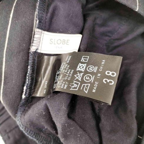スローブイエナ SLOBE IENA 24SS リネン混 スラックス パンツ レディース