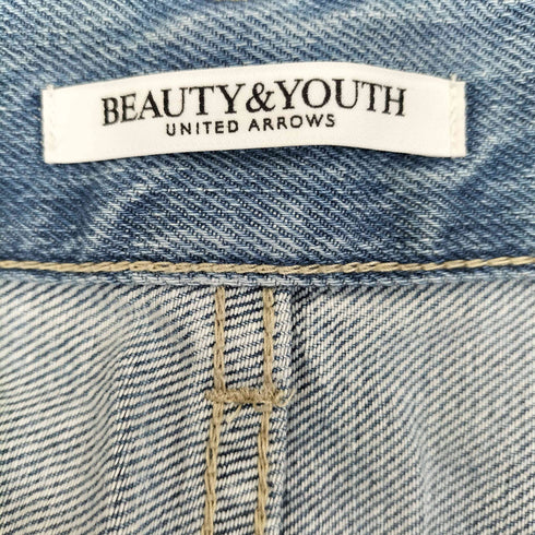 ビューティーアンドユースユナイテッドアローズ BEAUTY & YOUTH UNITED ARROWS 5ポケット ストレートデニムパンツ ―ウォッシャブル― レディース JPN:L