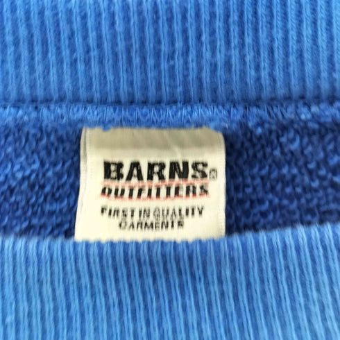 バーンズ Barns San Francisco プリント リバースィーブ 型 プルオーバー スウェット メンズ import:M