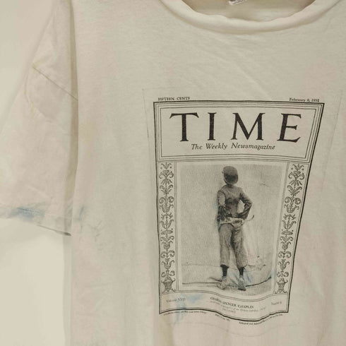 ヘインズ Hanes 90S シングルステッチ 人物プリントクルーネックTシャツ メンズ 2XL