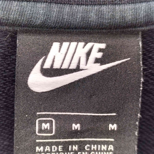 ナイキ NIKE 18AW CLUB FRENCH TERRY CREW クラブ フレンチテリー クルーネック スウェット トレーナー ワンポイント スゥッシュ 刺繍 メンズ import:M