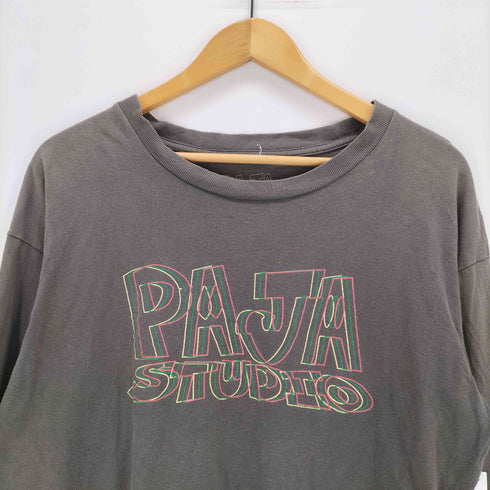 PAJA STUDIO ロゴプロントロングスリーブTシャツ メンズ