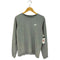 ナイキ NIKE 18AW CLUB FRENCH TERRY CREW クラブ フレンチテリー クルーネック スウェット トレーナー ワンポイント スゥッシュ 刺繍 メンズ import:M