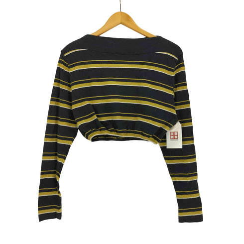 フミカウチダ FUMIKA UCHIDA BODER LONG-SLEEVE CROPPED TOP レディース JPN:S