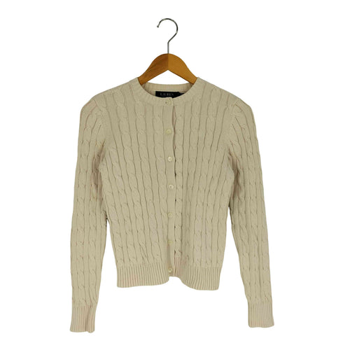 ローレンラルフローレン LAUREN RALPH LAUREN ケーブルニット コットン カーディガン セーター レディース import:S