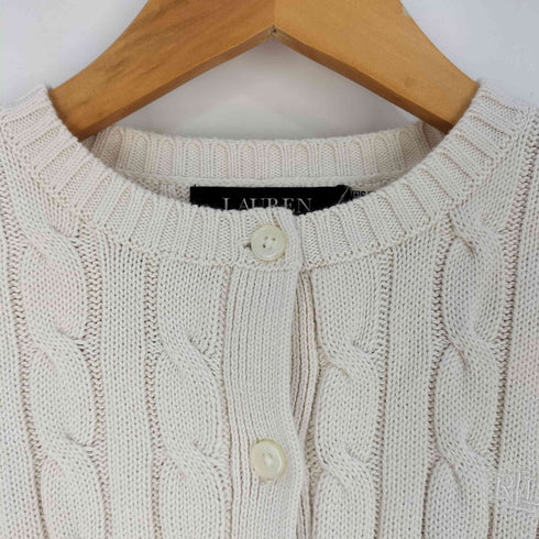 ローレンラルフローレン LAUREN RALPH LAUREN ケーブルニット コットン カーディガン セーター レディース import:S