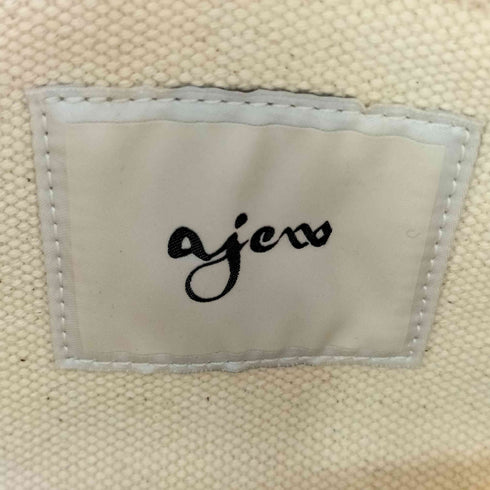 エジュー ajew メッシュ キャンバストートバッグ レディース