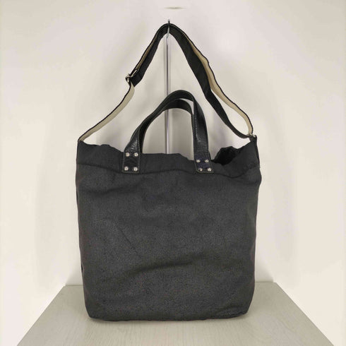 トリココムデギャルソン tricot COMME des GARCONS クラック加工 レザーハンドル 2WAY ショルダーバッグ レディース