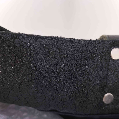 トリココムデギャルソン tricot COMME des GARCONS クラック加工 レザーハンドル 2WAY ショルダーバッグ レディース
