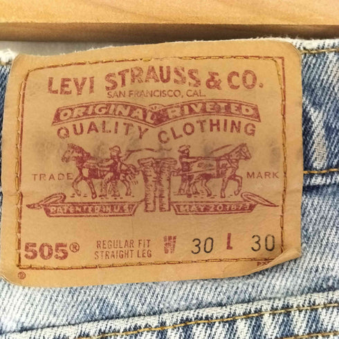 リーバイス Levis 505 REGULAR FIT STRAIGHT LEG メンズ 30×30