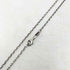 SILVER 刻印 チャーム SILVER925 小豆 チェーン ネックレス メンズ