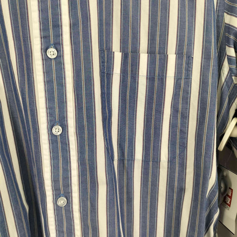 エルエルビーン L.L.Bean 80S ストライプ L/S BD シャツ メンズ M`S REG