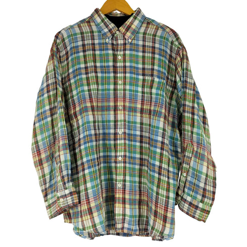 ラルフローレン RALPH LAUREN 90S classic fit L/S BD チェックシャツ メンズ JPN:XL