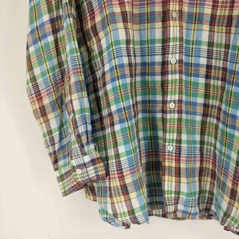 ラルフローレン RALPH LAUREN 90S classic fit L/S BD チェックシャツ メンズ JPN:XL