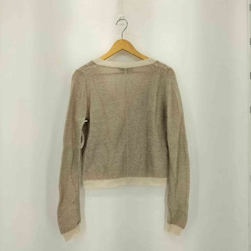 ザラ ZARA モヘア ライク ローゲージニット カーディガン レディース S