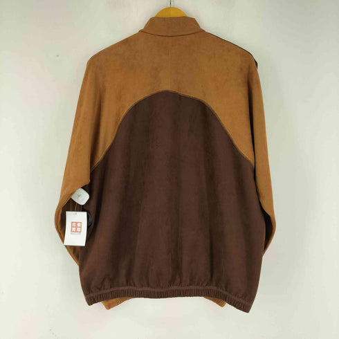 サスクワァッチファブリックス SASQUATCHfabrix. FAUX SUEDE MOCKNECK HALF ZIP メンズ JPN:L