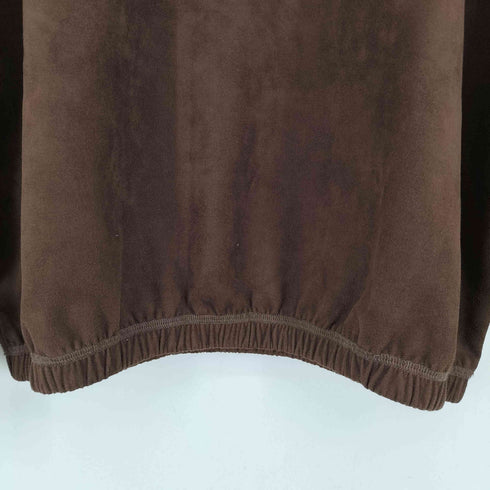 サスクワァッチファブリックス SASQUATCHfabrix. FAUX SUEDE MOCKNECK HALF ZIP メンズ JPN:L