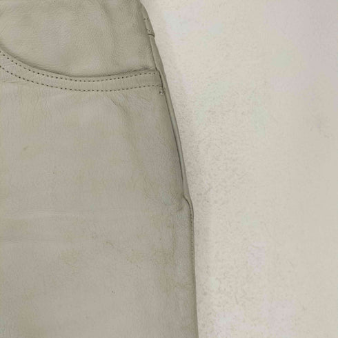MONIQUE カウレザーストレートパンツ レディース EUR:40-42