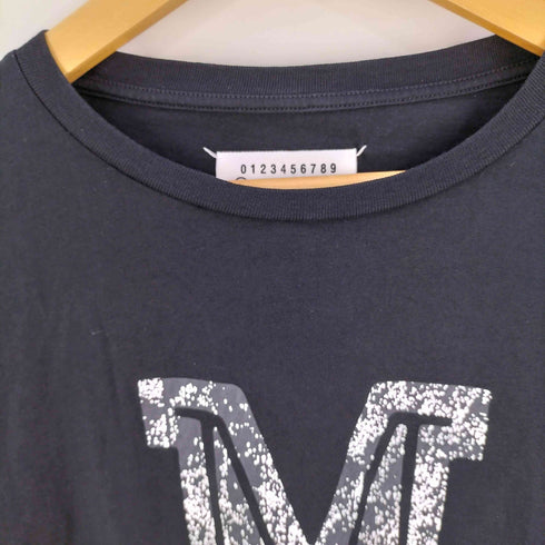 メゾンマルジェラ Maison Margiela M プリント クルーネック Tシャツ メンズ EUR:52