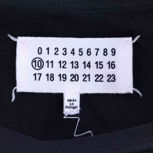 メゾンマルジェラ Maison Margiela M プリント クルーネック Tシャツ メンズ EUR:52