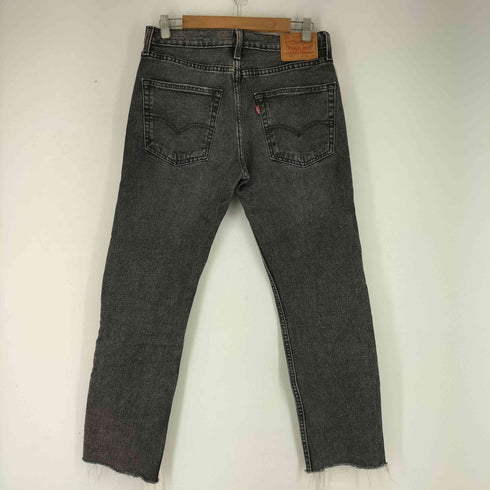 リーバイス Levis 502 レギュラー テーパード 先染め ブラック デニム メンズ 30×32