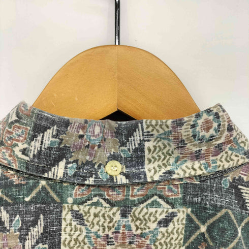 レインスプーナー Reyn Spooner 90S 水着タグ 総柄 スプーナークロス ボタンダウン シャツ メンズ