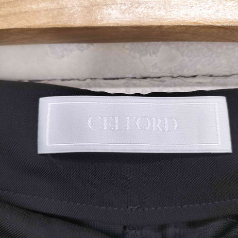 セルフォード CELFORD リボン付きシアーワイドパンツ レディース 36