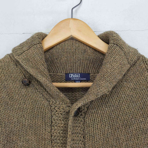 ポロバイラルフローレン Polo by RALPH LAUREN クルミボタン ショールカラーカーディガン レディース 160