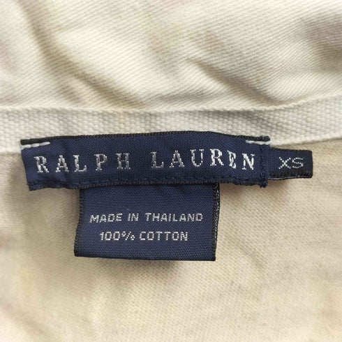 ラルフローレン RALPH LAUREN ポニー刺繍 レースアップポロシャツ レディース JPN:XS