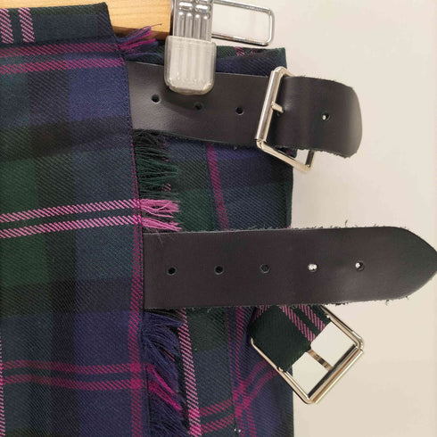 オニールオブダブリン ONEIL OF DUBLIN ウールチェック 巻き ミニスカート レディース US:8