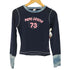 ペペジーンズロンドン PEPE JEANS LONDON タイダイ染リブ ロゴ刺繍カットソー レディース JPN:M