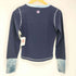 ペペジーンズロンドン PEPE JEANS LONDON タイダイ染リブ ロゴ刺繍カットソー レディース JPN:M