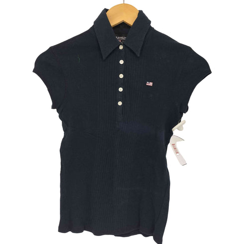 ポロジーンズカンパニーラルフローレン POLO JEANS COMPANY RALPH LAUREN RL刺繍 フレンチスリーブポロシャツ レディース import:S