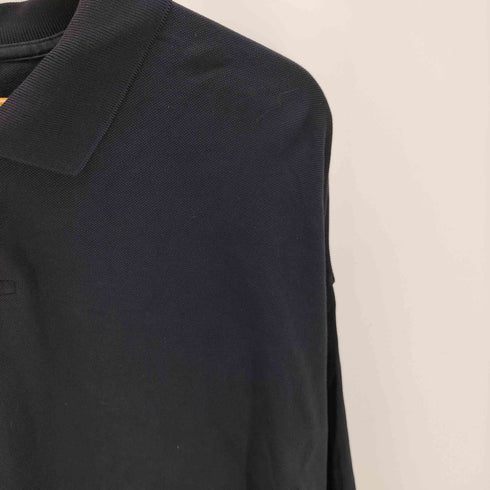 ムジラボ MUJI labo 洗いざらし 鹿の子 ドロップショルダー ポロシャツ メンズ L-XL