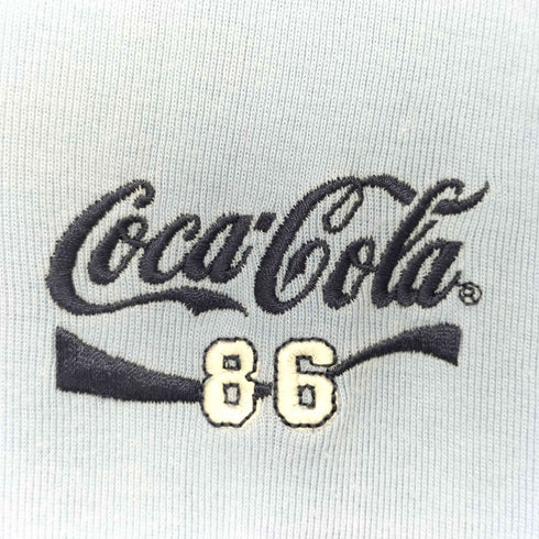 コカコーラ Coca-Cola 企業ロゴ刺繍 スキッパー タンクトップ レディース JPN:S