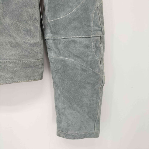 ウィルソン Wilsons Leather MAXIMA 短丈 ヌバック シングルライダースジャケット レディース JPN:S