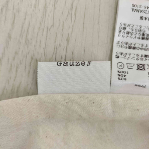 Gauze# リネンコットン チャーリーパンツ レディース FREE