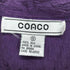 COACO シルク開襟シャツ メンズ S