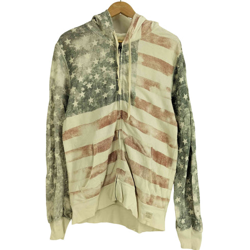 デニムアンドサプライ ラルフローレン DENIM & SUPPLY RALPH LAUREN 星条旗プリント ジップアップパーカー メンズ JPN:M