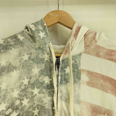 デニムアンドサプライ ラルフローレン DENIM & SUPPLY RALPH LAUREN 星条旗プリント ジップアップパーカー メンズ JPN:M