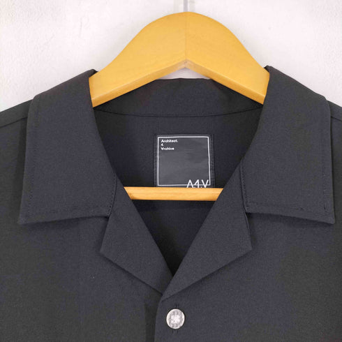 エーフォーエー Architect 4. Archive バックプリント S/S 開襟シャツ メンズ JPN:L