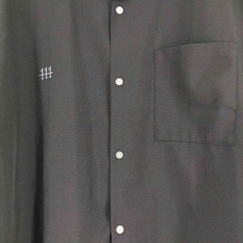 エーフォーエー Architect 4. Archive バックプリント S/S 開襟シャツ メンズ JPN:L