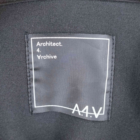 エーフォーエー Architect 4. Archive バックプリント S/S 開襟シャツ メンズ JPN:L