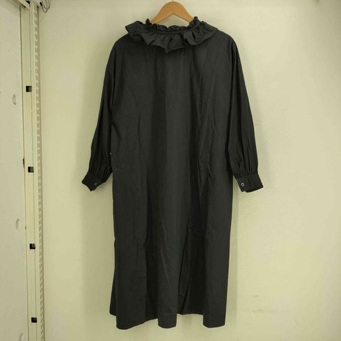 ROBE de PEAU 七分袖 ラッフルカラーワンピース レディース FREE