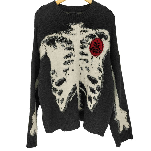 DROP DEAD CLOTHING bone knit メンズ JPN:M