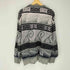 ellis lsland USA製 総柄コットンニット メンズ JPN:XL